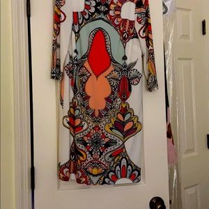 Donna Morgan paisley dress